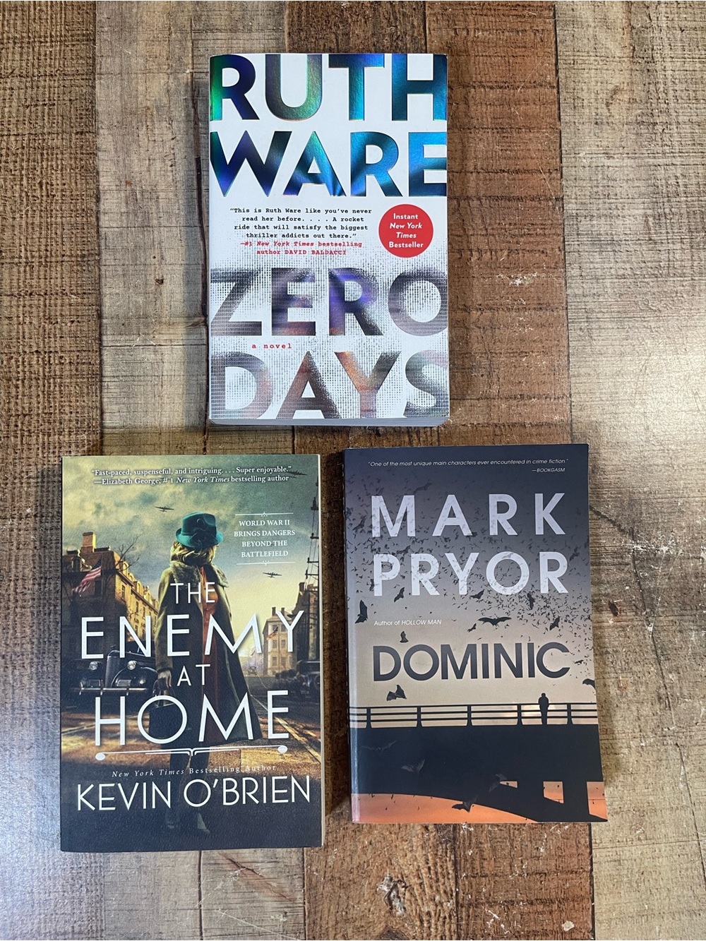 Thriller Mystery Book Bundle Ruth Ware War Suspense Historical Fiction Paperback